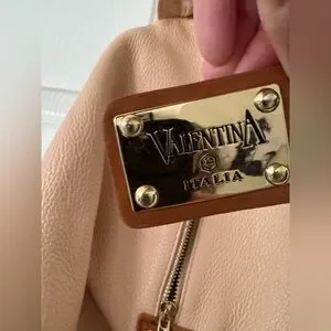 Valentina | Bags | Valentina Elegant Pink Tan Leather  display picture 3